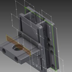 bowden_-_skladanie.jpg Fichier STL gratuit Anet a8 E3D V6 Adaptateur modulaire E3D V6 avec passage de câbles / gaine arrière amusante・Objet pour imprimante 3D à télécharger