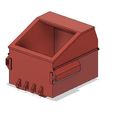 Skip 4.JPG Modelo Ferroviário Lixo Reciclagem Refúgio Caixote do lixo Lixeira