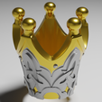 2.png Crown of Insight -- Keychain -- Genshin Impact Ornament -- 3D Print Ready