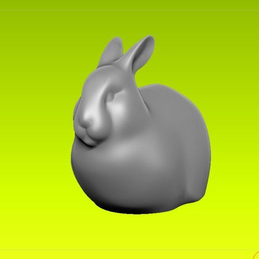 🐇 Rabbit Cute Scultpture・ STL File for 3D printing・Cults