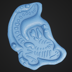 Raptor_1.png Fichier STL Cartoon Raptor Fossil・Objet imprimable en 3D à télécharger