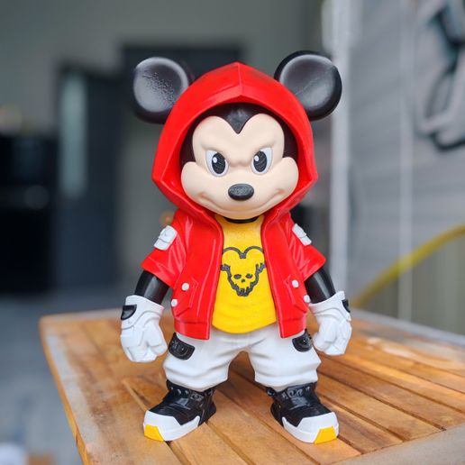 🐁 Mickey Mouse urban vibes Fan art (no ams-multiparts/3mf)・ 3MF