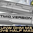 1-UnW-DYE-HALF-MAG-DTM10-M3.jpg UNW DHM6 M3 : DTM10, DYE tactical half mags shells