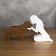 WhatsApp-Image-2022-12-20-at-09.26.46-1.jpeg Girl and her Golden Retriever (straight hair) for 3D printer or laser cut