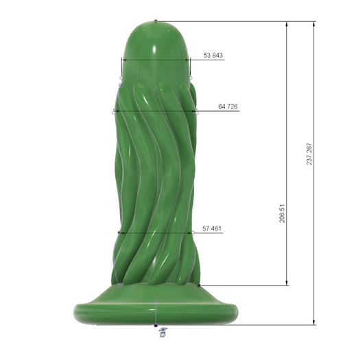 Kreativ hentai anal vaginal plug fest flexibel gefllt fetisch hintern  vagina arsch sex spielzeug masturbator erwachsene dildo schwanz dong  propeller v-49 3d druck cnc STL Datei fr Cults