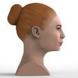 untitled.164.jpg Beautiful redhead woman bust ready for full color 3D printing TYPE 6