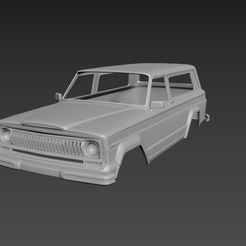 1.jpg 3D-Datei Jeep Grand Cherokee 1977 Karosserie zum Ausdrucken・Modell zum Herunterladen und 3D-Drucken