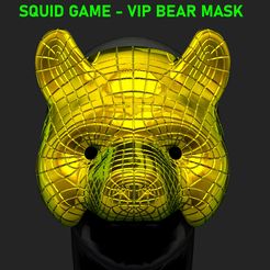 default.169a-Copy.jpg Squid Game Mask - Vip Bear Mask Cosplay 3D Print Model