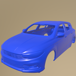 b14_013.png STL file Fiat Tipo 5-door 2021 PRINTABLE CAR BODY・Model to download and 3D print