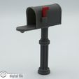 DH.outdoor05_3_print.jpg 1:12 Miniatur Briefkasten funktionell mehrfarbig bedruckt
