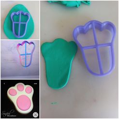 20220213_155512-1.jpg Download STL file Easter Cutter - Bunny foot (Cookie cutter) • 3D printable object, rinahamilton