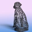 labrador-4.jpg Wired Labrador - 3D Wire Art