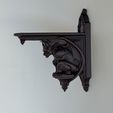 IMG_8770.jpg Gargoyle Corbel Shelf Bracket – Gothic Wall Shelf Support, Hangable Gargoyle Decor