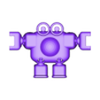 robotwithglasesbyqbko.stl Mini robot avec glases (Print in place).