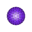 GEODESIC DOME2.stl Jeodezik Kubbe Üçgenleri