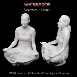 Veronica_Lotus_Square.jpg Download STL file Verónica - Lotus pose • Design to 3D print, ThreeForm