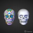 1-1.jpg Calavera + skull