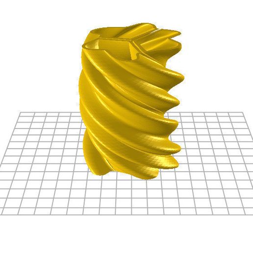 Twisted vase 3D model