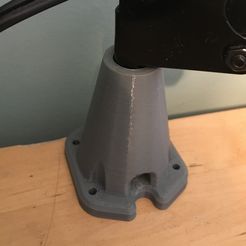 IMG_0276.JPG Free STL file Ikea Lamp Desk Mount Bracket・3D print design to download