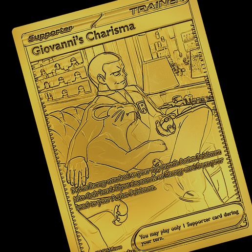 giovanni's charisma pokemon card Giovanni's Charisma 204/165