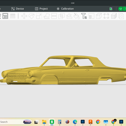 1964 Dodge Dart GT, 2 door, hardtop, scale detailed hollow model shell body, rc , slot cars, scale display, build, resin, fdm print