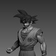 gokuu5.jpg Son Goku Dragon Ball fan-art statue 3dprint