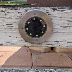 05.jpg Free STL file Solar Ground Light Plate・3D printing design to download