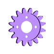 large_gear.stl Dasaki compact servo 1:2 (2x) multiplier gearbox
