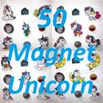 Unicorn.jpg 50 Unicorn Magnets