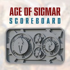 02.jpg Файл STL Age of Sigmar Scoreboard・Дизайн 3D принтера для загрузки, MotionDesign3D
