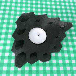 tealight_holder.JPG STL file tealight holder・3D print model to download
