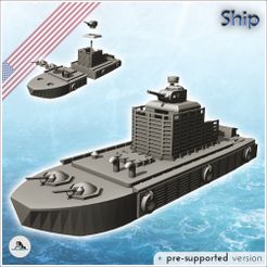 1-PREM-WB-DV-V03-LMC-6-ATC-Zippo-Flamethrower-patrol-boat.jpg Fichier STL LMC-6 ATC Zippo Flamethrower patrol boat - Vietnam War An Lao Cua Da Nang Dong Ha Hill 937 Hue Khe Sanh US USA Khmer South America・Design pour impression 3D à télécharger