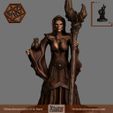 CustomMagewithOwlBHG.jpg Mage with Owl - 8 Staff Options - Support Free 28mm Mini