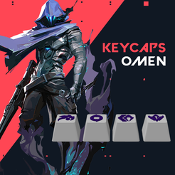 10.Omen-Cover.png Fichier STL Omen - Porte-clés Valorant・Modèle à télécharger et à imprimer en 3D