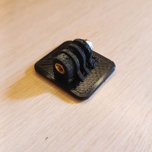 ⚽ Flexible GoPro mount with TPU・Free STL File for 3D printing・Cults