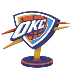 OKC-Logo-Stand-Front-v1.png STL file Oklahoma City Thunder・Model to download and 3D print, Upcrid