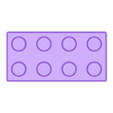 2x4 Plate.stl MiniBlock Puzzles Starter Pack