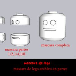 sasd.jpg Archivo STL disfraz de mascara MASK LE--GO・Diseño imprimible en 3D para descargar