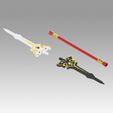 8.jpg Elsword Ara Haan Spear Cosplay Weapon Prop