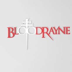 1.jpg STL file BLOODRAYNE LOGO・3D printer design to download