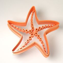P3D_Cortante_C0609_Estrella_de_mar_3D_-7cm.jpg Cookie cutter / Cortante de galletitas - Starfish / Estrella de mar
