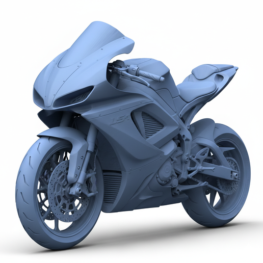 Lightning LS-218 custom exhaust motorcycle STL, garage diorama motorcycle, vintage motorcycle STL, stretched swingarm bike STL, motorcycle wall art STL, motorbike, 1:64 motorcycle, steampunk motorcycle STL, easy to print motorcycle, MotoGP bike STL, inlin