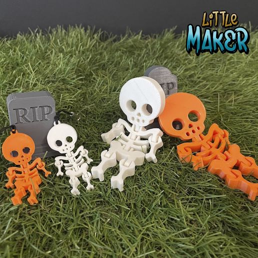 skeleton3.jpg Flexi Skeleton - Porte-clés squelette