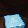 20250106_145824.jpg 3D Printable Tea Bag Holder with latching lid sized for A1 Mini sized printers