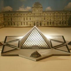 01-pyramide-eclairee.jpg Download STL file pyramid of the louvre • 3D printer design, Billyboy