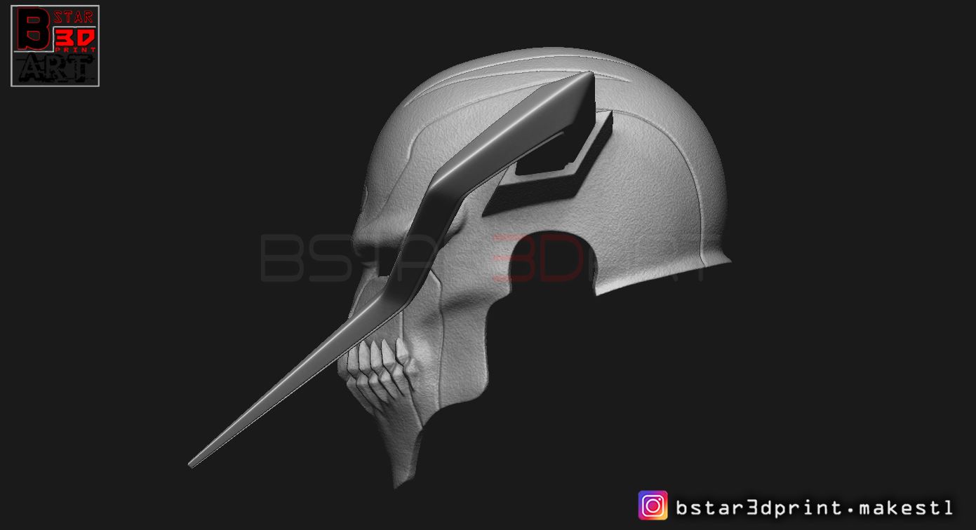 9.JPG STL file The Whole Hollow Mask - Kurosaki Ichigo - Bleach・3D print design to download, Bstar3Dart