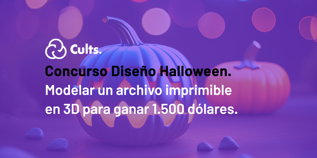 El reto de diseño e impresión 3D de Halloween.