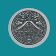a_67.jpg Volcano Medallion Volcano 3d Print Model