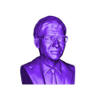 Gates_standard.stl Bill Gates bust 3D printing ready stl obj