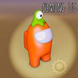 AMONG ALIEN.jpg STL file AMONG US ALIEN (HI-RES)・3D print model to download
